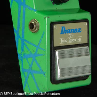 Ibanez TS-9 Tube Screamer 1982 Japan s/n 179100 Black Label with Texas Instruments RC4558P op amp, The Edge U2 image 2