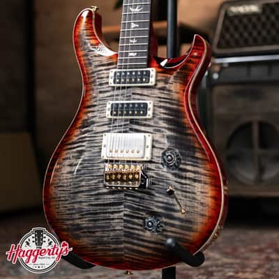 PRS Studio 22 10-Top Electric Guitar - Charcoal Cherry Burst with Hardshell Case - Demo image 1