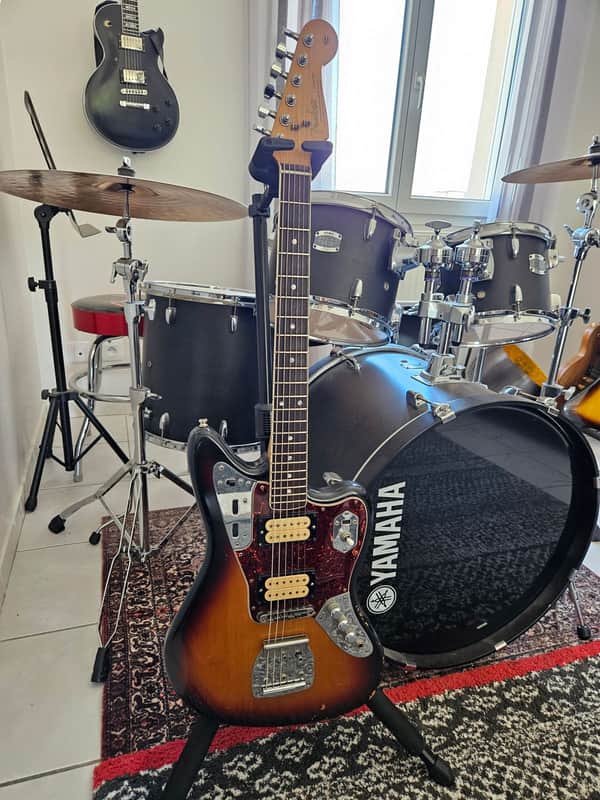 Fender Kurt Cobain Road Worn Jaguar 2012 - 2015 - 3 Color Sunburst image 1