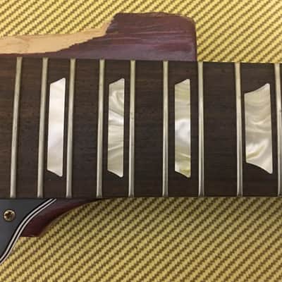 Genuine Gibson Les Paul Studio Neck w/ Broken Headstock & Good Gibson Deluxe Gold Tuners image 3