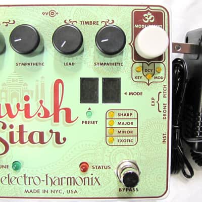 Used Electro-Harmonix EHX Ravish Sitar Electric Guitar Effects Pedal!