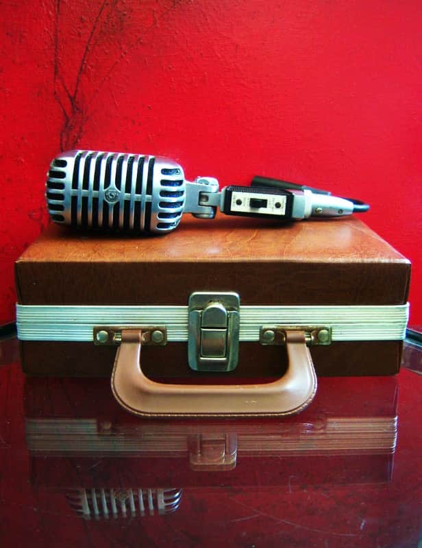 Vintage 1960's Shure 55SW Unidyne dynamic cardioid microphone w accessories 55 556S 55S image 1