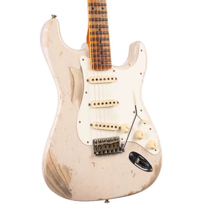 Fender 2024 Custom Shop LTD Red Hot Stratocaster Super Heavy Relic Aged Dirty White Blonde (462) USED image 1