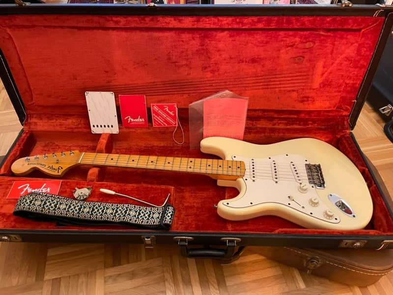 Fender Jimi Hendrix Artist Series Tribute Stratocaster 1997 Olympic White image 1