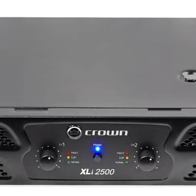 Crown Pro Audio XLi2500 1500 Watt 2 Channel DJ/PA Power Amplifier Amp XLI 2500 image 11