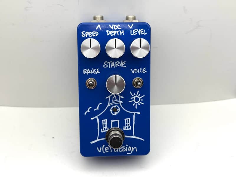 VFE Pedals Old School vintage tremolo - Blue + Silver image 1
