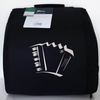 NEW Weltmeister Romance 703 5 Rows Chromatic Button Accordion, made in Germany, 96 Bass buttons, B-Gripp, Red, incl. Straps and Case, Shipping from USA image 7