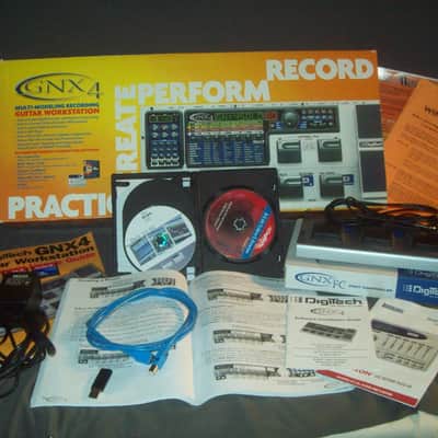 Digitech  GNX4 GNX 4 W/ gig bag, Recording foot switch MFX models 3 cards power guide EC PLEASE Read image 1