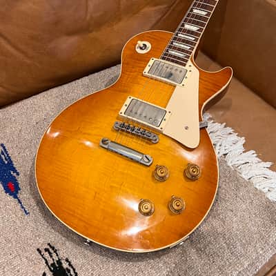 2014 Gibson Custom Shop Les Paul 1959 Reissue r9 - Sunrise Teaburst VOS image 3