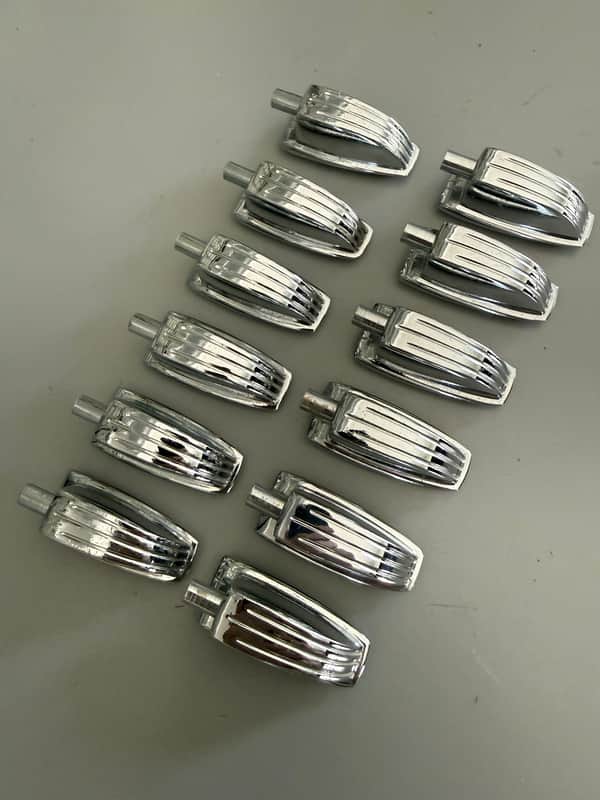 Set of (12) Vintage 60’s era Ludwig Small Classic Lugs, Excellent image 1