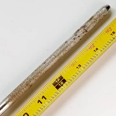 Slingerland 3/8x15.5"Straight Floor Tom Drum Leg Diamond Knurling Sound King USA image 2