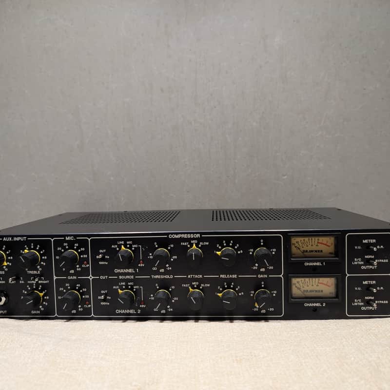 1993 – Present Drawmer 1960 2-Channel Mic Pre / Compressor Black