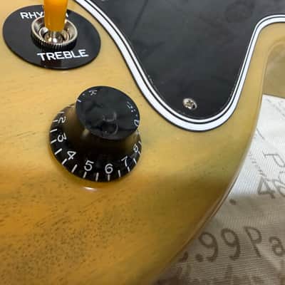 Epiphone Inspired by Gibson Custom Shop '60 Les Paul Special Double Cutaway TV Yellow Gibson Style Open Book Headstock image 9