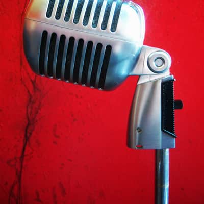 Vintage 1970's Shure 55SH dynamic cardioid Microphone Low Z w mic case 55 55S Super55 556S image 11