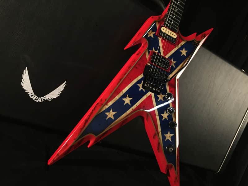 NOS Dean Dimebag USA Razorback Rebel Electric Guitar with Case image 1