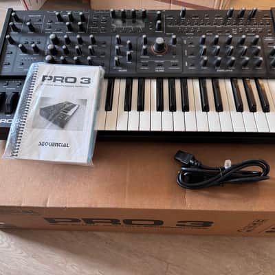 Like New Sequential Pro 3 37-Key 3-Voice Monophonic / Paraphonic Synthesizer 2020 - Present - Black image 17
