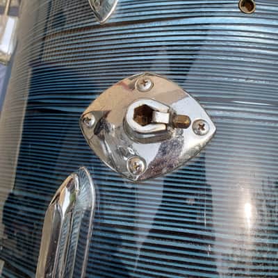 Tempro (pearl) Vintage MIJ 1960s - Blue Strata three piece image 24