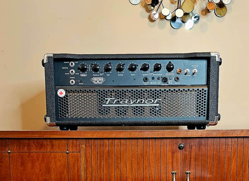 Traynor YBA200 Bass Master All-Tube 200-Watt Bass Amp Head 2000s - Black image 1