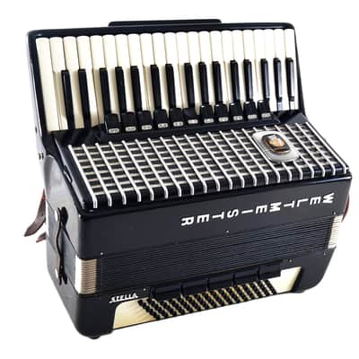 Vintage German Made Top Quality LMMH Accordion Weltmeister Stella - 96 bass, 16 reg./master switch + HardCase & Straps ~ Fisarmonica - VIDEO image 3