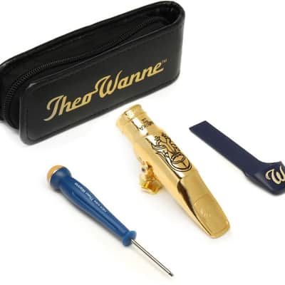 Theo Wanne AMBIKA 4 Tenor Saxophone Mouthpiece - 7*  Gold-plated (Ambika4GTS7Sd1) image 1