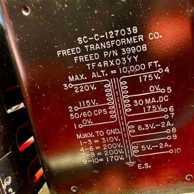 Federal AM-864/U tube Compressor limiter 1950 original vintage vari-mu USA image 9
