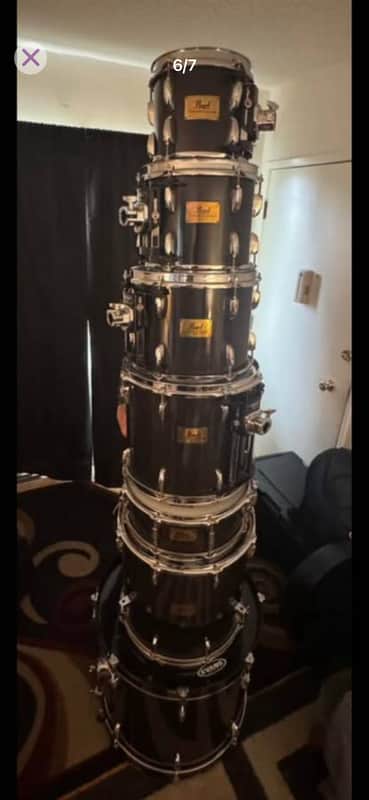 Pearl SRX Session Custom 2002 - Carbon Mist image 1
