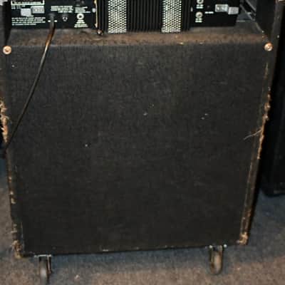 Vintage Ampeg B410 4x10 Combo 1973 black fuzzy NJ factory image 3