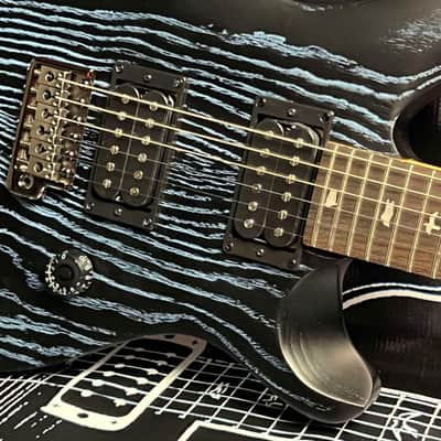 PRS SE Swamp Ash CE 24 Sandblasted 2024 - Sandblasted Blue image 2