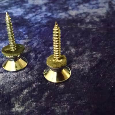 1980s Kramer Strap Buttons Chrome w/pads image 3