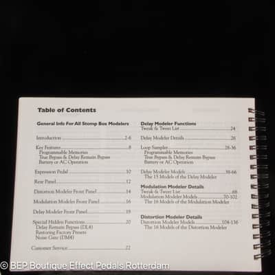 Line 6 Stomp Box Modeler's , Pilot's Handbook image 2