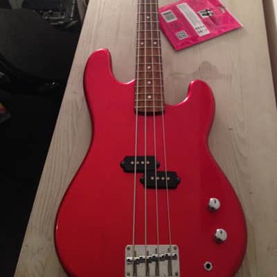 Phantom guitars bass Red 1980's rare image 1