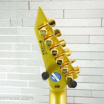 ESP LTD KH-V Kirk Hammett Signature - Metallic Gold image 15