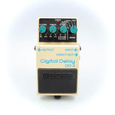 Immagine Boss DD-3 Digital Delay Long Chip 1987 Made in Japan Blue Label Guitar Effect Pedal 761400 - 2