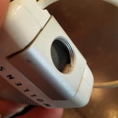 Wollensak Shure B-162-4 Harp Mic Hi-Z 1956 Chrome / White Space Age image 8