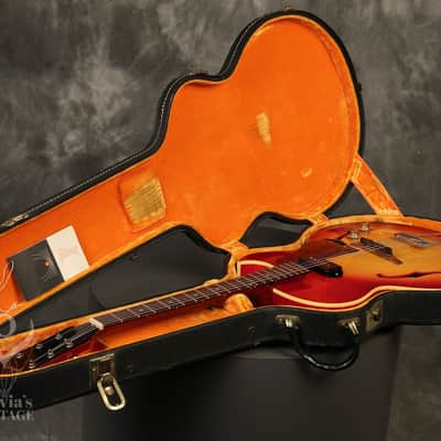 1966 Gibson ES-125TC Cherry Sunburst w/ original hardshell case + HANG TAG!!! image 24