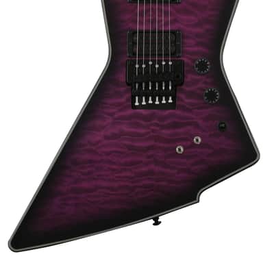 Schecter E-1 FR S Special Edition Electric Guitar - Trans Purple Burst image 1