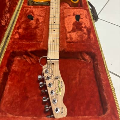 Left-Handed Telecaster Squier Affinity Series w/ Fender Tweed Case Bundle image 2