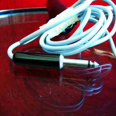 Vintage 1960's Calrad DM-20 dynamic microphone High Z harp mic w cable box & stand # 2 image 16