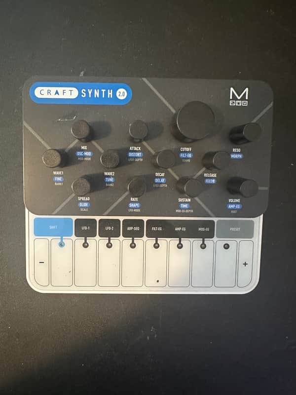 Modal Electronics CRAFTsynth 2.0 Monophonic Virtual Analogue Wavetable Synthesizer 2018 - 2020 White image 1