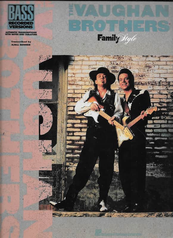 Hal Leonard The Vaughan Brothers Family Style Bass Tab