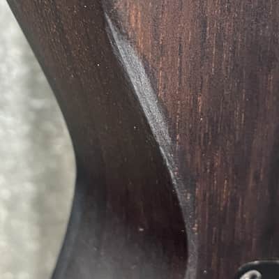 ESP LTD M-1000 Multi Scale Flame Top See Thru Black Satin Guitar M1000MSFMSTBLKS #0382 Used image 8