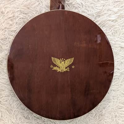 Vintage Japanese made 5 String Banjo with Resonator - A Cool item in an old case image 8