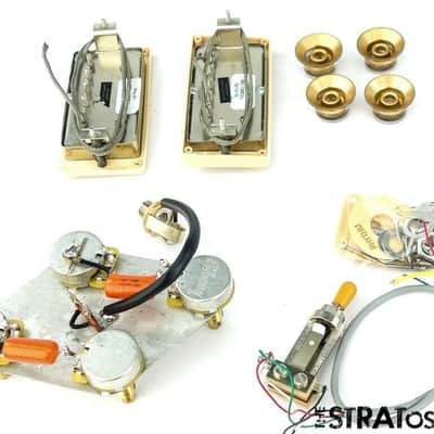 USA Gibson Les Paul Standard 60s Burstbucker 61R 61T PICKUPS POTS KNOBS Alnico V image 2