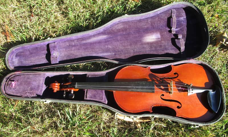 Lyon & Healy Violin, "The Student", 1907, Made In France, Case image 1
