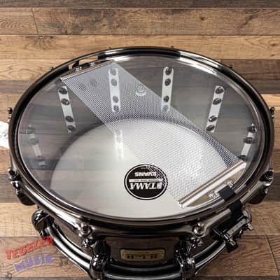 Tama LBR1465 SLP Series Black Brass Snare Drum 14"x6.5" image 8