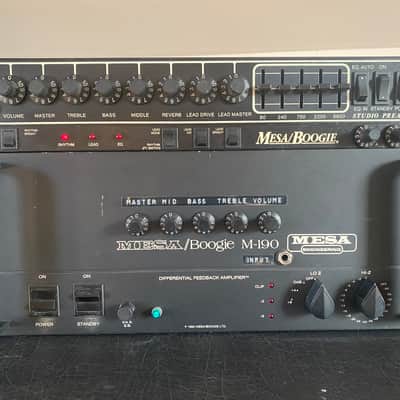 Mesa Boogie M190 D180 Modified by Mike B Custom M-190 converted to D-180 with IIC+ power section Vintage Bass or Guitar amp similar to Coliseum or Rectifier Bendinelli image 1