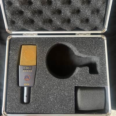 AKG C414 XLII Large Diaphragm Multipattern Condenser Microphone 2010s - Black image 5