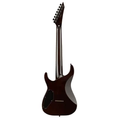 ESP E-II M-II-7 NT Hipshot Dark Brown Natural Burst image 2