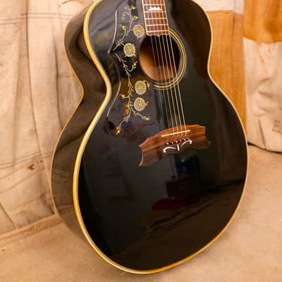 Gibson J-200 Lefty  1975 Black image 7