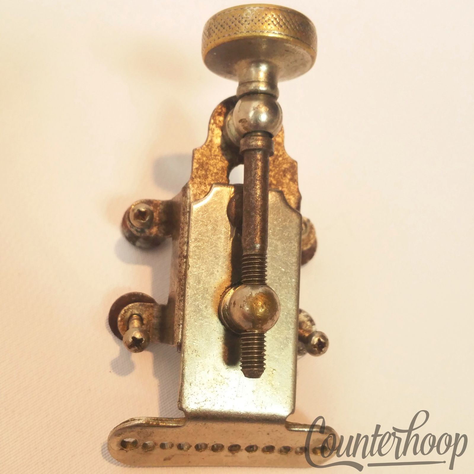Gretsch Renown Snare Drum Strainer Vintage 40s Broadkaster Nickel Marching USA* - Mint / 6.95/24.95 — main photograph
